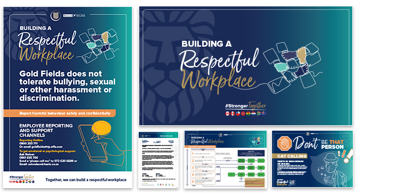Gold fields respectful workplace campaign